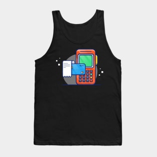 Electronic Data Capture, Receipt, And Bank Card Cartoon Tank Top